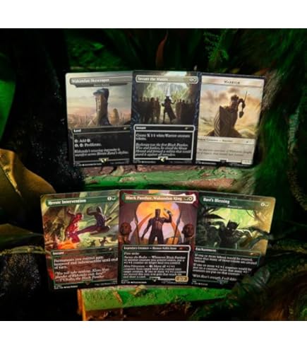 Amazon.com: Secret Lair Drop: Secret Lair x Marvel's Black Panther